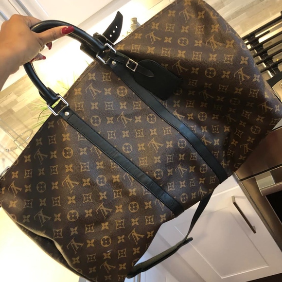 Louis Vuitton Keepall Bandouliere Monogram Galaxy 50 Black Multicolor in  Coated Canvas with Black-tone - US